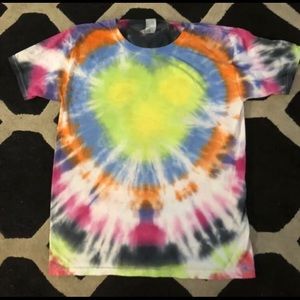 100% Cotton Multicolor Tie-dyed Kids T-shirt